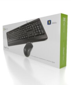 Kit teclado y mouse DESKMATE KCK-251S USB Klip Xtreme