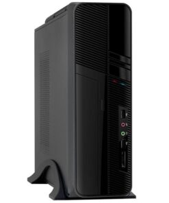 CLIO - Micro tower - ATX - All black - 2 USB