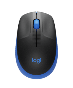 Logitech M190 - Ratón - óptico - 3 botones - inalámbrico - receptor inalámbrico USB - azul