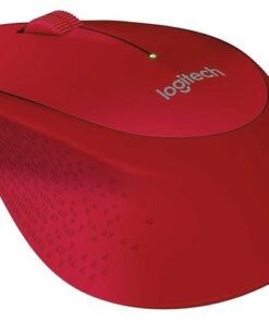 Logitech M280 - Ratón - diestro - óptico - 3 botones - inalámbrico - 2.4 GHz - receptor inalámbrico USB - rojo