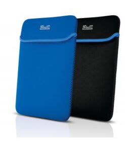 Klip Xtreme - Notebook sleeve - 15.6 in - Black blue - neoprene reversable