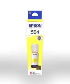 Epson 504 - 70 ml - amarillo - original - recarga de tinta - para EcoTank L4150, L4260, L6161, L6171, L6191, L6270