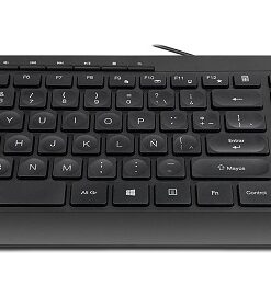 Klip Xtreme - Keyboard - Wired - Spanish - USB - Black - Multimedia keys