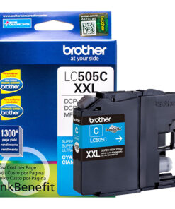 Brother LC505C - Super High Yield - cián - original - cartucho de tinta - para Brother DCP-J100, DCP-J105, DCP-J200