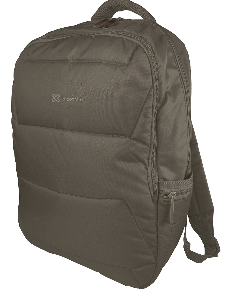 Klip Xtreme - Notebook carrying backpack - 15.6" - 1200D Nylon - Gray - Two Compartments