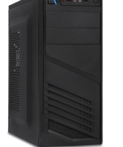 Xtech - Desktop - All black - ATX - pc case 600W ps