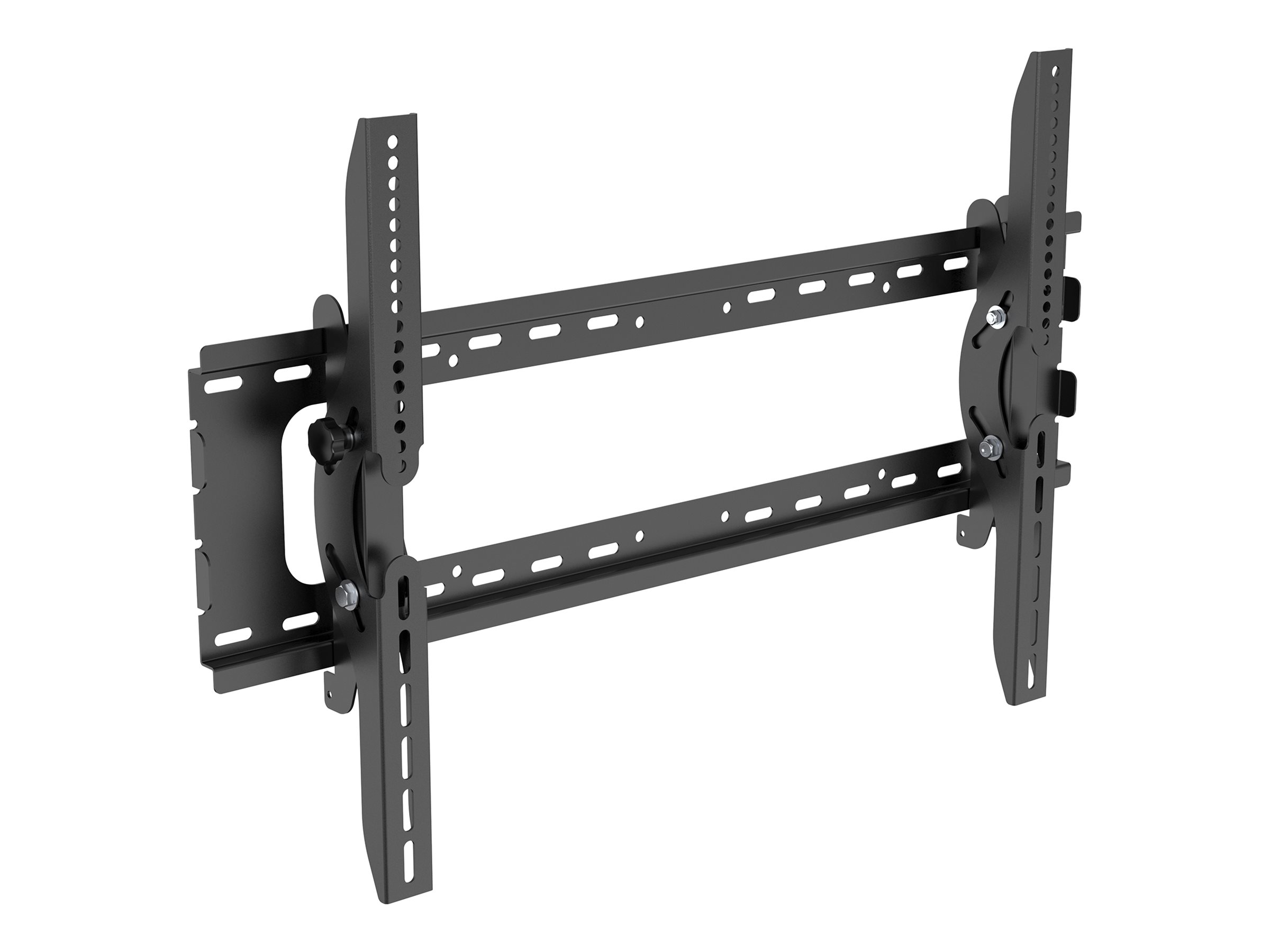 StarTech.com Soporte VESA de Montaje en Pared para Televisor o Monitor de Pantalla Plana LCD, LED o Plasma de 32 a 75 Pulgadas - Kit de montaje (placa de pared, 2 soportes de montaje) - para pantalla plana - acero - negro - tamaño de pantalla: 32"-75" - se puede instalar en la pared - para P/N: HDMIPLATE