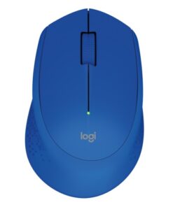 Logitech M280 - Ratón - diestro - óptico - 3 botones - inalámbrico - 2.4 GHz - receptor inalámbrico USB - azul