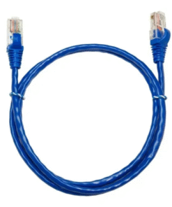Nexxt - Cable de interconexión - RJ-45 (M) a RJ-45 (M) - 90 cm - UTP - CAT 5e - moldeado, trenzado - azul