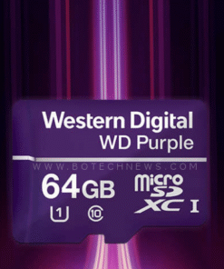 WD Purple SC QD101 WDD064G1P0C - Tarjeta de memoria flash - 64 GB - UHS-I U1 / Class10 - microSDXC UHS-I - púrpura