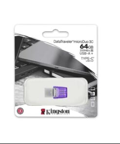 Kingston DataTraveler microDuo 3C - Unidad flash USB - 64 GB - USB 3.2 Gen 1 / USB-C