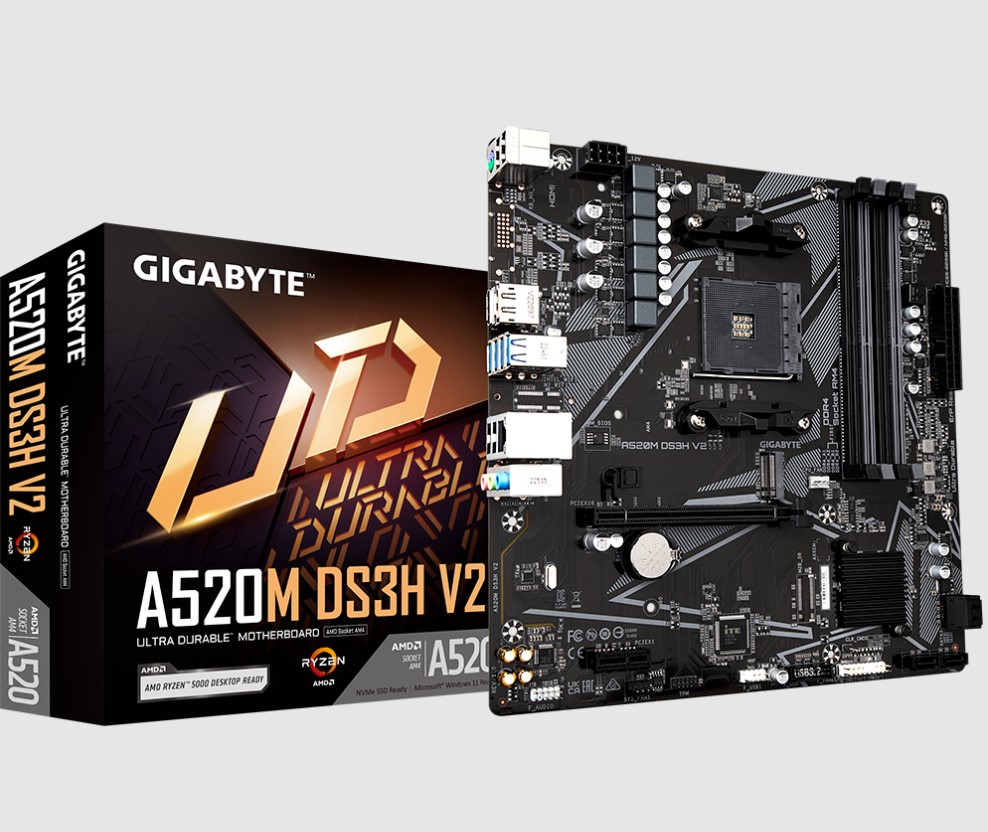 Gigabyte - A520M DS3H V2 G10