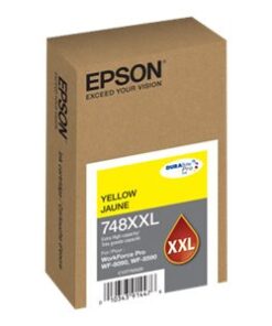 Epson 748XXL - XL - amarillo - original - cartucho de tinta - para WorkForce Pro WF-6090, WF-6590, WF-8090, WF-8090 D3TWC, WF-8590, WF-8590 D3TWFC