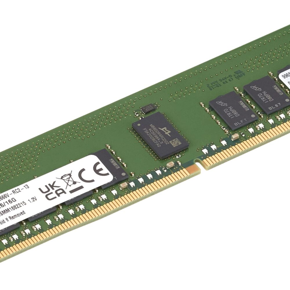 Kingston - DDR4 - módulo - 16 GB - DIMM de 288 contactos - 2666 MHz / PC4-21300 - CL19 - 1.2 V - registrado - ECC