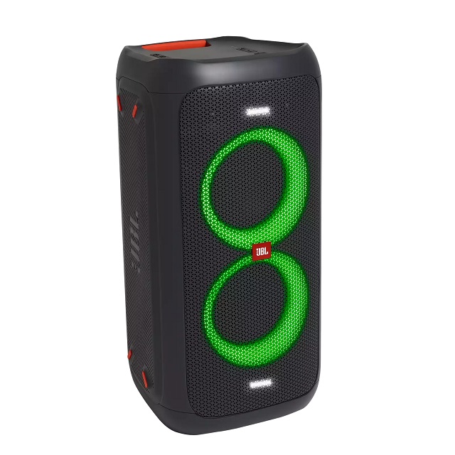 JBL PartyBox 110 - Altavoz de fiesta - para uso portátil - inalámbrico - Bluetooth - controlado por aplicación - 160 vatios - 2 vías - negro