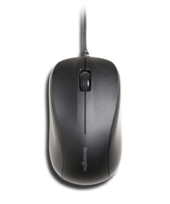 Kensington Mouse for Life - Ratón - óptico - 3 botones - cableado - USB - negro