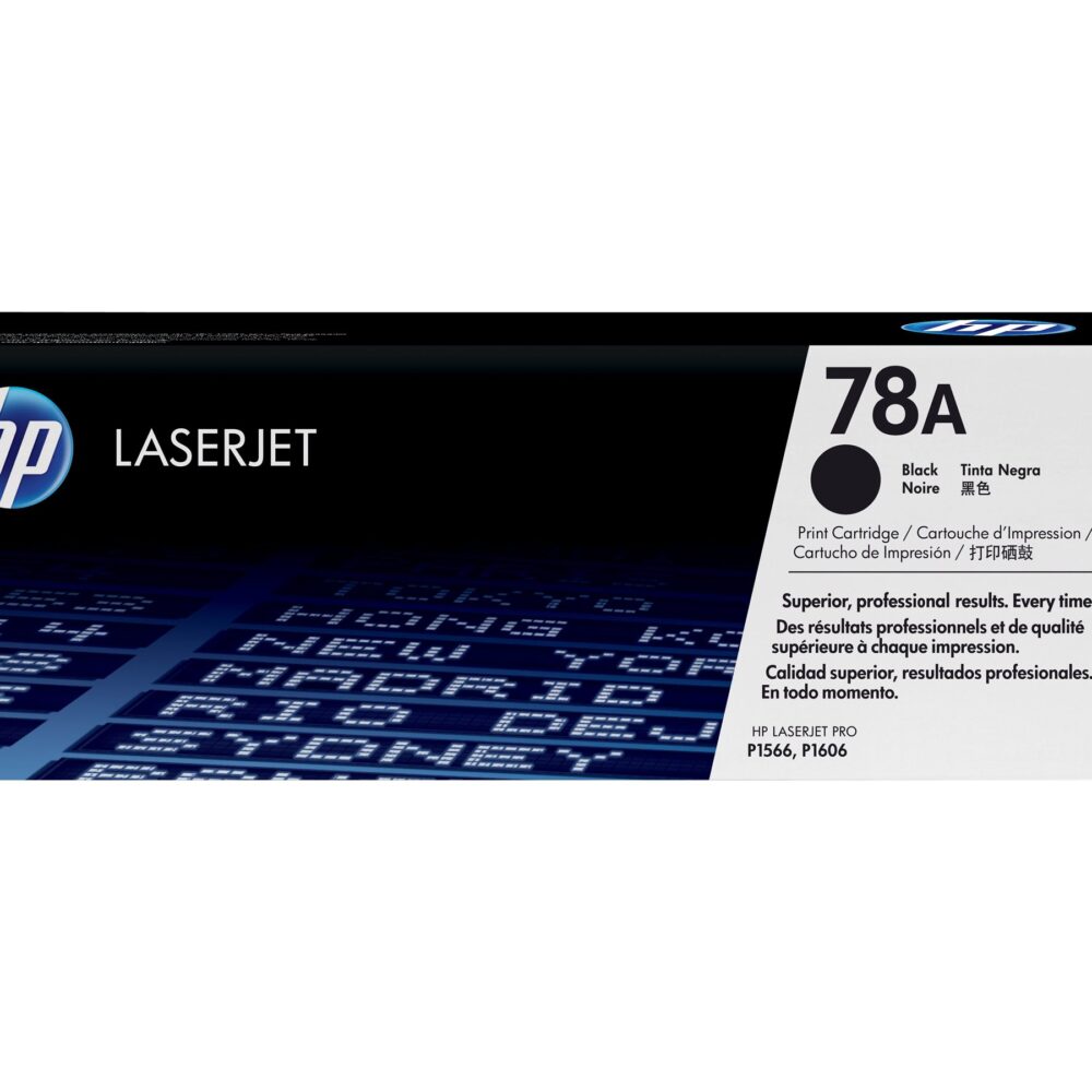 HP 78A - Negro - original - LaserJet - cartucho de tóner (CE278A) - para LaserJet Pro M1536dnf, P1566, P1606DN, P1607dn, P1608dn, P1609dn