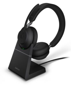 Jabra Evolve2 65 MS Stereo - Auricular - en oreja - Bluetooth - inalámbrico - USB-A - aislamiento de ruido - negro - Certificado para Equipos de Microsoft