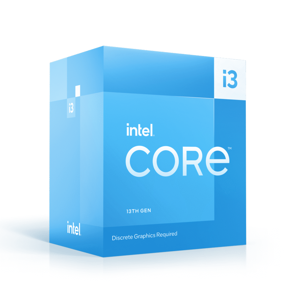 Intel Core i3 13100F - 3.4 GHz - 4 núcleos - 8 hilos - 12 MB caché - FCLGA1700 Socket - Caja