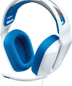 Logitech G G335 Wired Gaming Headset - Auricular - tamaño completo - cableado - conector de 3,5 mm - blanco - certificado Discord
