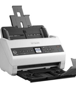 Epson DS-730N - Escáner de documentos - Sensor de imagen de contacto (CIS) - a dos caras - Ledger - 600 ppp x 600 ppp - hasta 40 ppm (mono) / hasta 40 ppm (color) - Alimentador automático de documentos (ADF) (100 hojas) - hasta 6500 exploraciones por día - USB 2.0, Gigabit LAN