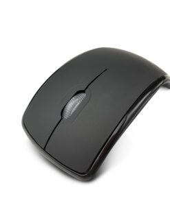 Klip Xtreme Lightflex KMW-375 - Ratón - ergonómico - óptico - 3 botones - inalámbrico - 2.4 GHz - receptor inalámbrico USB - negro