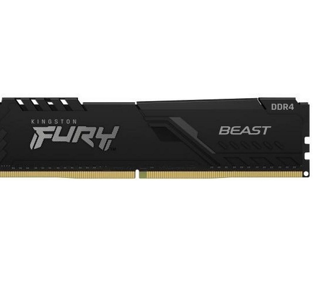 Kingston FURY Beast - DDR4 - módulo - 16 GB - DIMM de 288 contactos - 3200 MHz / PC4-25600 - CL16 - 1.35 V - sin búfer - no ECC - negro