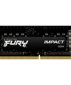 Kingston FURY Impact - DDR4 - módulo - 8 GB - SO-DIMM de 260 contactos - 3200 MHz / PC4-25600 - CL20 - 1.2 V - sin búfer - no ECC - negro