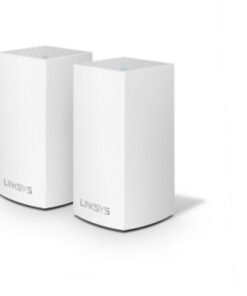 Linksys VELOP Whole Home Mesh Wi-Fi System WHW0102 - Sistema Wi-Fi (2 enrutadores) - malla - GigE - Wi-Fi 5 - Bluetooth - Doble banda