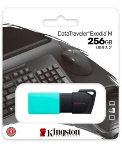 Kingston DataTraveler Exodia M - Unidad flash USB - 256 GB - USB 3.2 Gen 1
