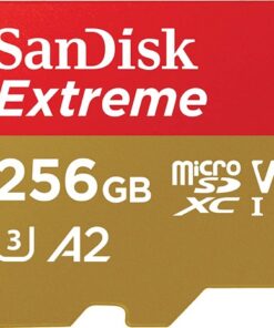 SanDisk Extreme - Tarjeta de memoria flash (adaptador microSDXC a SD Incluido) - 256 GB - A2 / Video Class V30 / UHS-I U3 / Class10 - microSDXC UHS-I