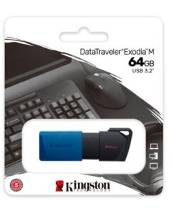 Kingston DataTraveler Exodia M - Unidad flash USB - 64 GB - USB 3.2 Gen 1