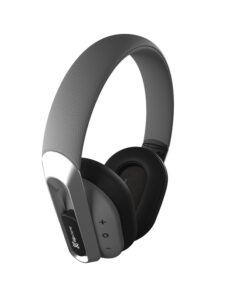 Klip Xtreme - KWH-750GR - Headphones - Para Home audio / Para Portable electronics / Para Professional audio / Para Cellular phone - Wireless - 40Hr Gray color