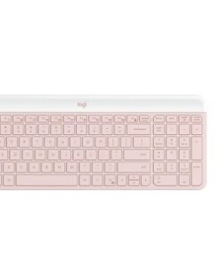 Teclado y Ratón Inalámbricos Slim Logitech MK470 Rosado