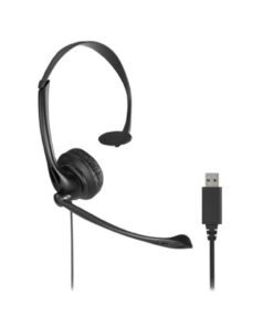 Kensington - Auricular - en oreja - cableado - USB-A - negro