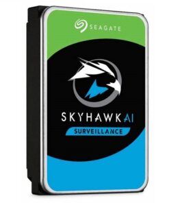 Seagate SkyHawk AI ST8000VE001 - Disco duro - 8 TB - interno - 3.5" - SATA 6Gb/s - búfer: 256 MB - con Recuperación de datos Seagate Rescue de 3 años