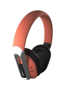 Klip Xtreme - KWH-750CO - Headphones - Para Home audio / Para Portable electronics / Para Professional audio / Para Cellular phone - Wireless - 40Hr Coral color