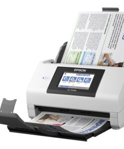 Epson DS-790WN - Escáner de documentos - Sensor de imagen de contacto (CIS) - a dos caras - 215.9 x 6096 mm - 600 ppp x 600 ppp - hasta 45 ppm (mono) / hasta 45 ppm (color) - Alimentador automático de documentos (ADF) (100 hojas) - hasta 7000 exploraciones por día - USB 3.0, Gigabit LAN, USB 2.0 (Host)