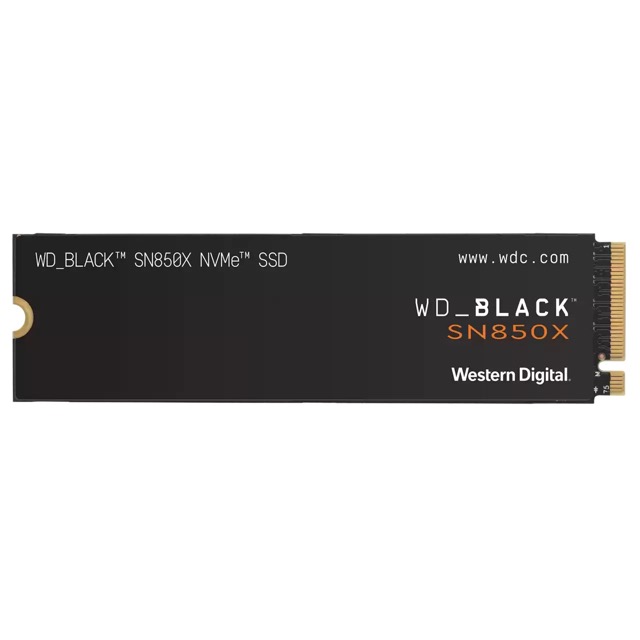WD_BLACK SN850X NVMe SSD WDS100T2X0E - SSD - 1 TB - interno - M.2 2280 - PCIe 4.0 x4 (NVMe)