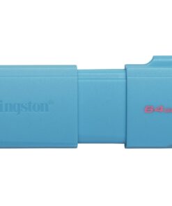 Kingston - USB flash drive - 64 GB - USB 3.2 Gen 1 - NEON Aqua Blue