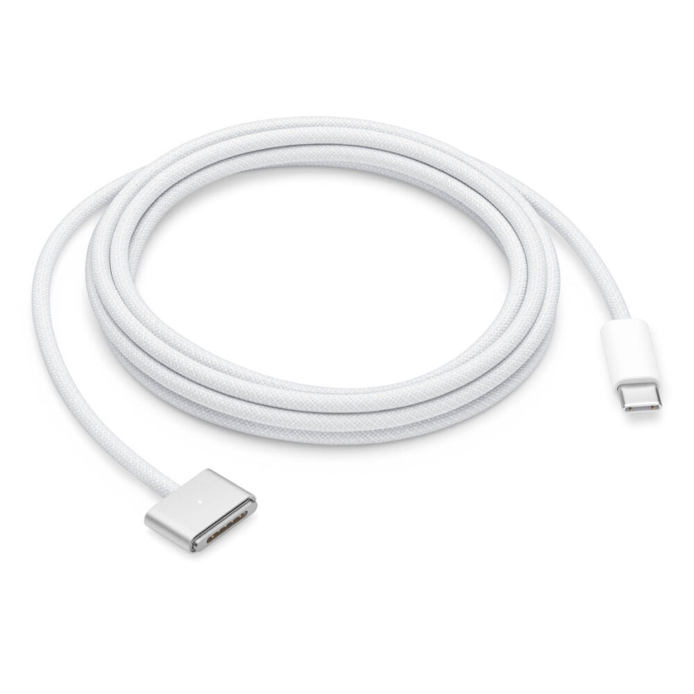 Apple 2m MagSafe 3/USB-C Cable de transferencia de datos - Cable for MacBook Air, MacBook Pro, MAC, Portátil - Plata