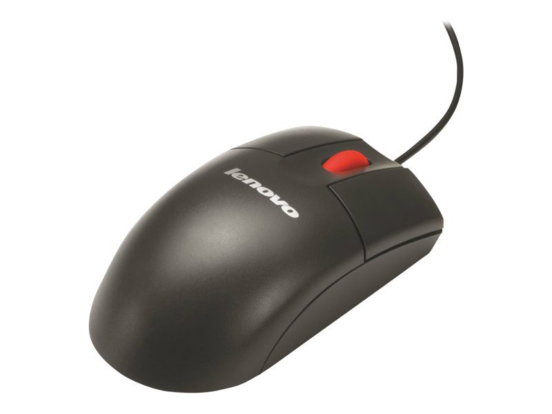 Lenovo ThinkPlus - Ratón - óptico - 3 botones - cableado - USB - negro furtivo 1 Lenovo ThinkPlus - Ratón - óptico - 3 botones - cableado - USB - negro furtivo
