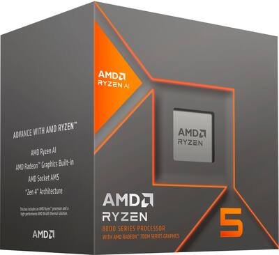 AMD Ryzen 5 8600G: 6 Cores, 5.05GHz, Gráficos Radeon Integrados, AM5 1 AMD Ryzen 5 8600G: 6 Cores, 5.05GHz, Gráficos Radeon Integrados, AM5