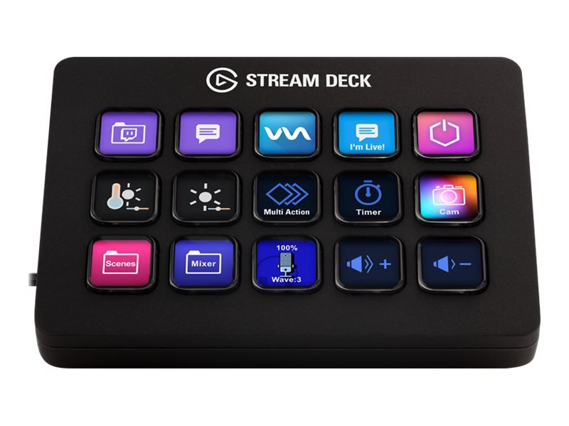 Elgato Stream Deck - Teclado numérico - USB, USB-C - para P/N: GMA670V2 1 Elgato Stream Deck - Teclado numérico - USB, USB-C - para P/N: GMA670V2