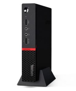 Lenovo ThinkCentre M75q-1 11A5 - Pequeño Ryzen 5 Pro 2400GE / hasta 3.8 GHz - RAM 16 GB - SSD 512 GB - grabadora de DVD - Radeon Vega 11 - Gigabit Ethernet - Win 10 Pro 64 bits - monitor: ninguno - negro - con External Optical Box
