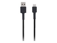 Xiaomi Mi Braided - Cable USB - USB (M) a 24 pin USB-C (M) - USB 2.0 - 3 A - 1 m - negro