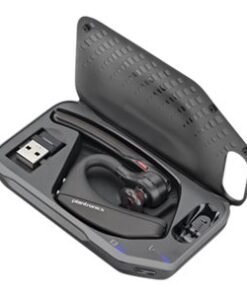 Poly Voyager 5200 UC - Auricular - auriculares de oído - montaje encima de la oreja - Bluetooth - inalámbrico