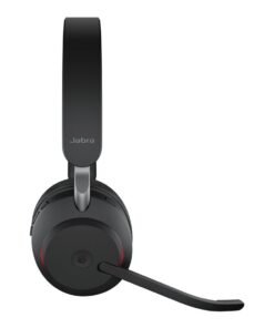 Jabra Evolve2 65 MS Stereo - Auricular - en oreja - Bluetooth - inalámbrico - USB-A - aislamiento de ruido - negro - Certificado para Equipos de Microsoft