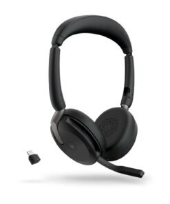 Jabra Evolve2 65 Flex MS Stereo: Auriculares Bluetooth con Link380c USB-C