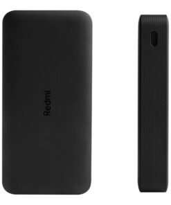 Xiaomi Redmi - Cargador portátil - 20000 mAh - 74 Wh - 18 vatios - 3.6 A - Fast Charge - 2 conectores de salida (USB) - negro